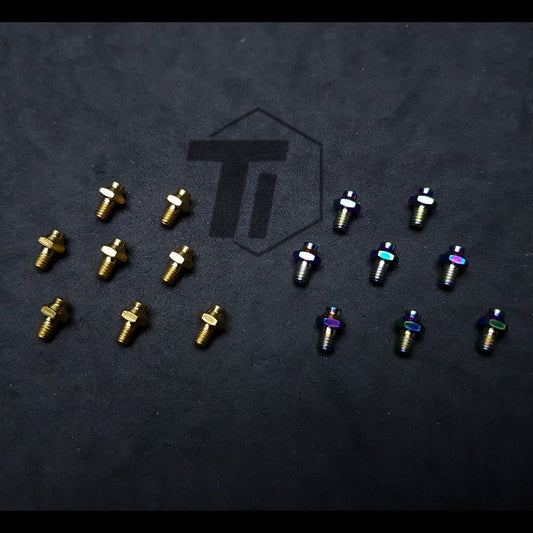 Flat Pedal Pins/Stubs/Grub Screw Titanium Upgrade