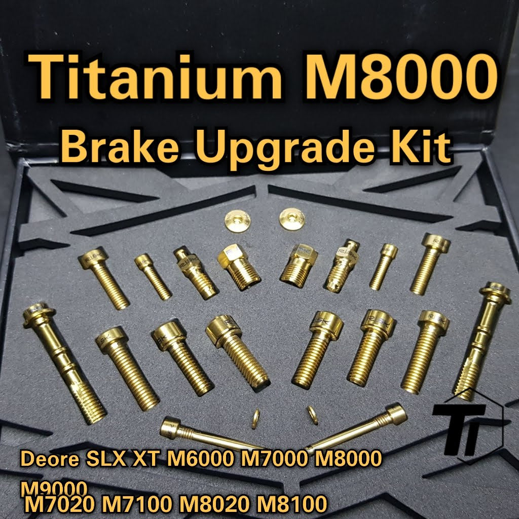 Titanium Deore SLX XT XTR šroub brzdového třmenu Upgrade kit M7000 M8000 M9000 M7100 M8100 M9100 Giant Trek Specialized