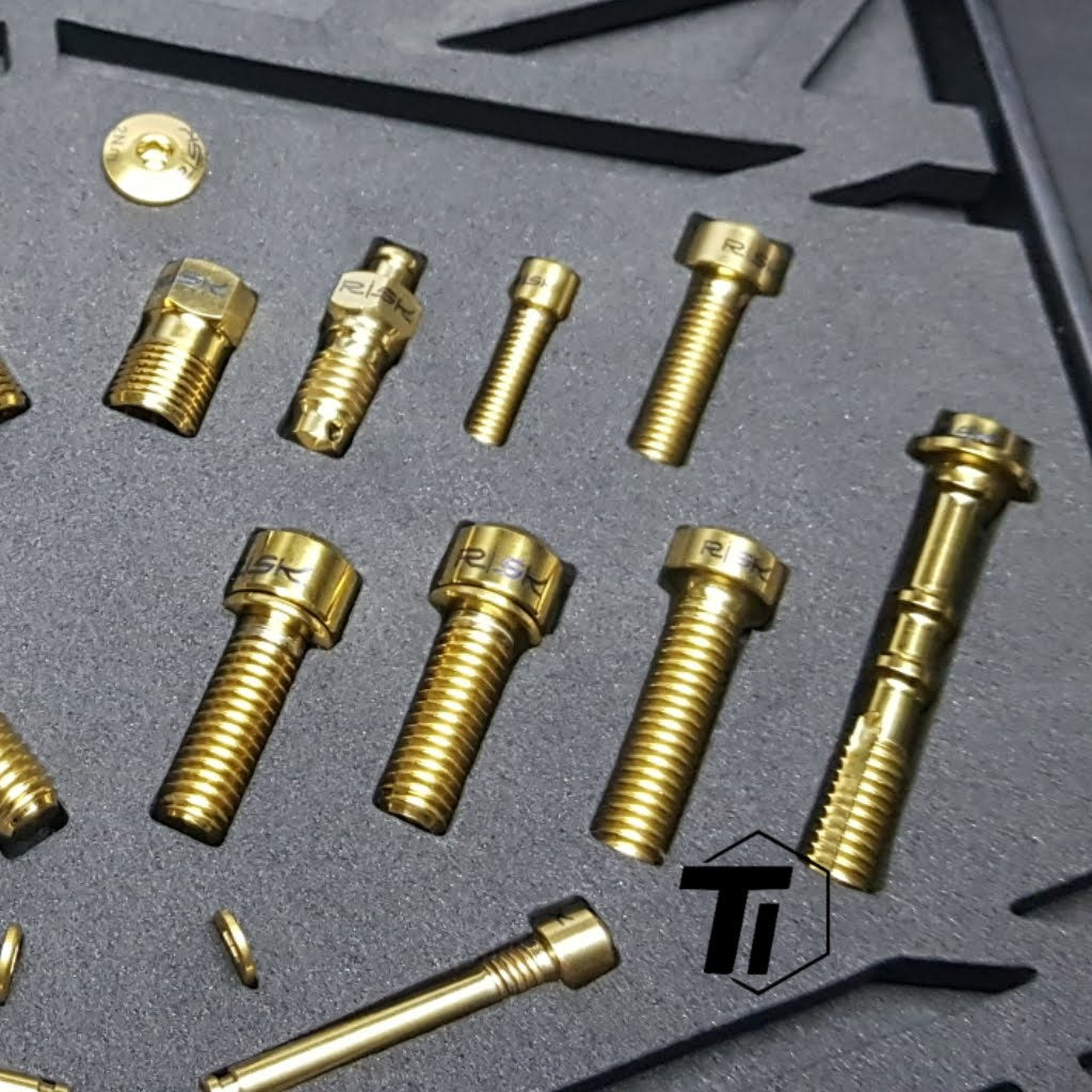 Titanium Deore SLX XT XTR šroub brzdového třmenu Upgrade kit M7000 M8000 M9000 M7100 M8100 M9100 Giant Trek Specialized