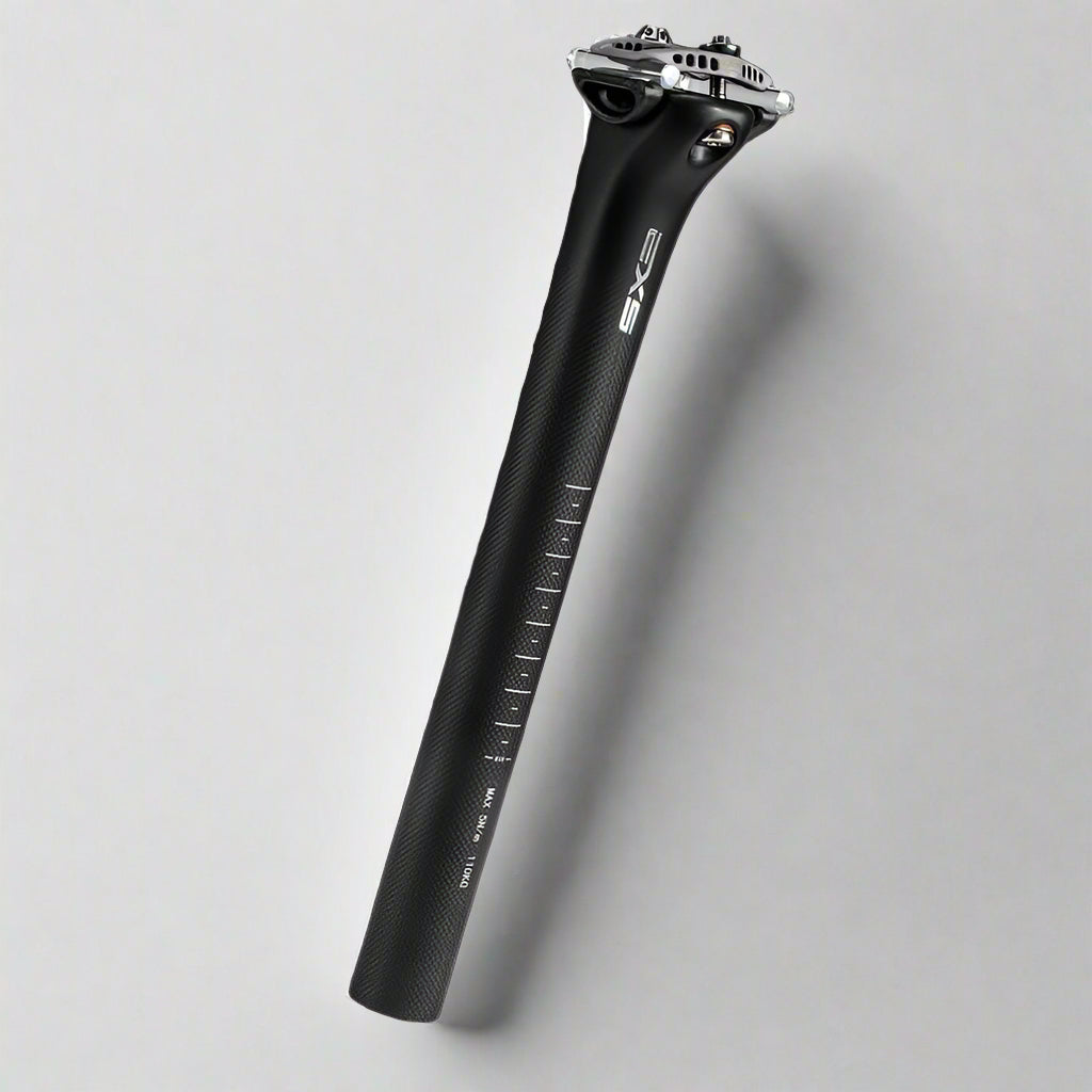 EXS カーボンファイバーシートポストアップグレード | 27.2mm ラウンド