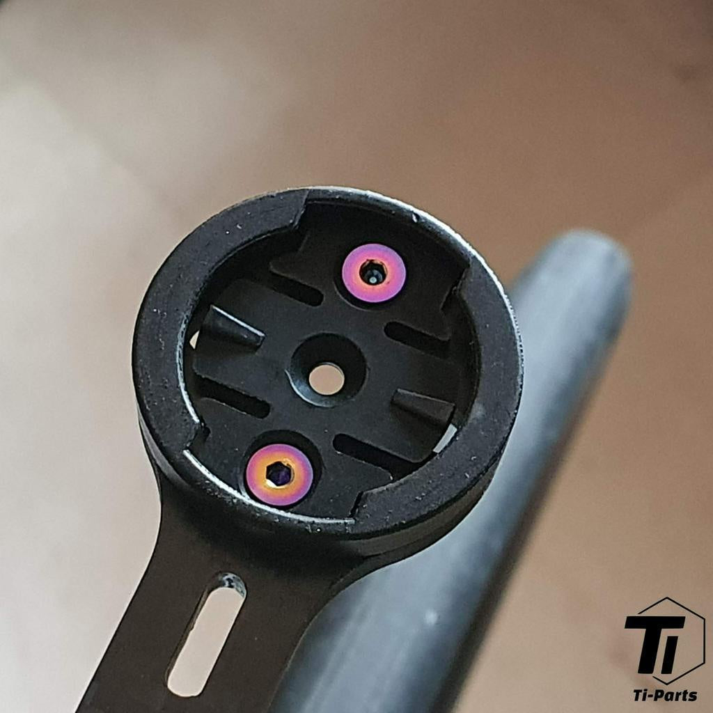 Vite in titanio per base dell'unità principale | Base di montaggio per misuratore Garmin Edge Wahoo | Bullone in titanio grado 5 Singapore