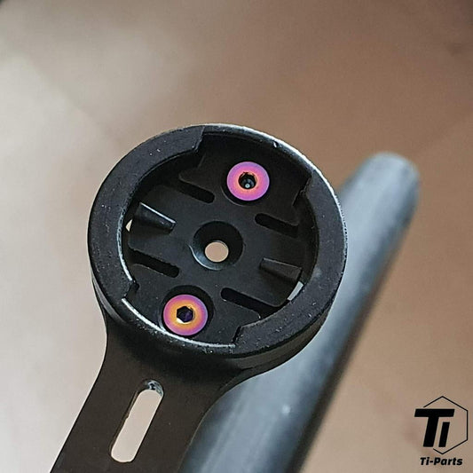 สกรูไทเทเนียมสำหรับฐานหัวยูนิต | ฐานติดมิเตอร์ Garmin Edge Wahoo | โบลท์ไทเทเนียมเกรด 5 สิงคโปร์