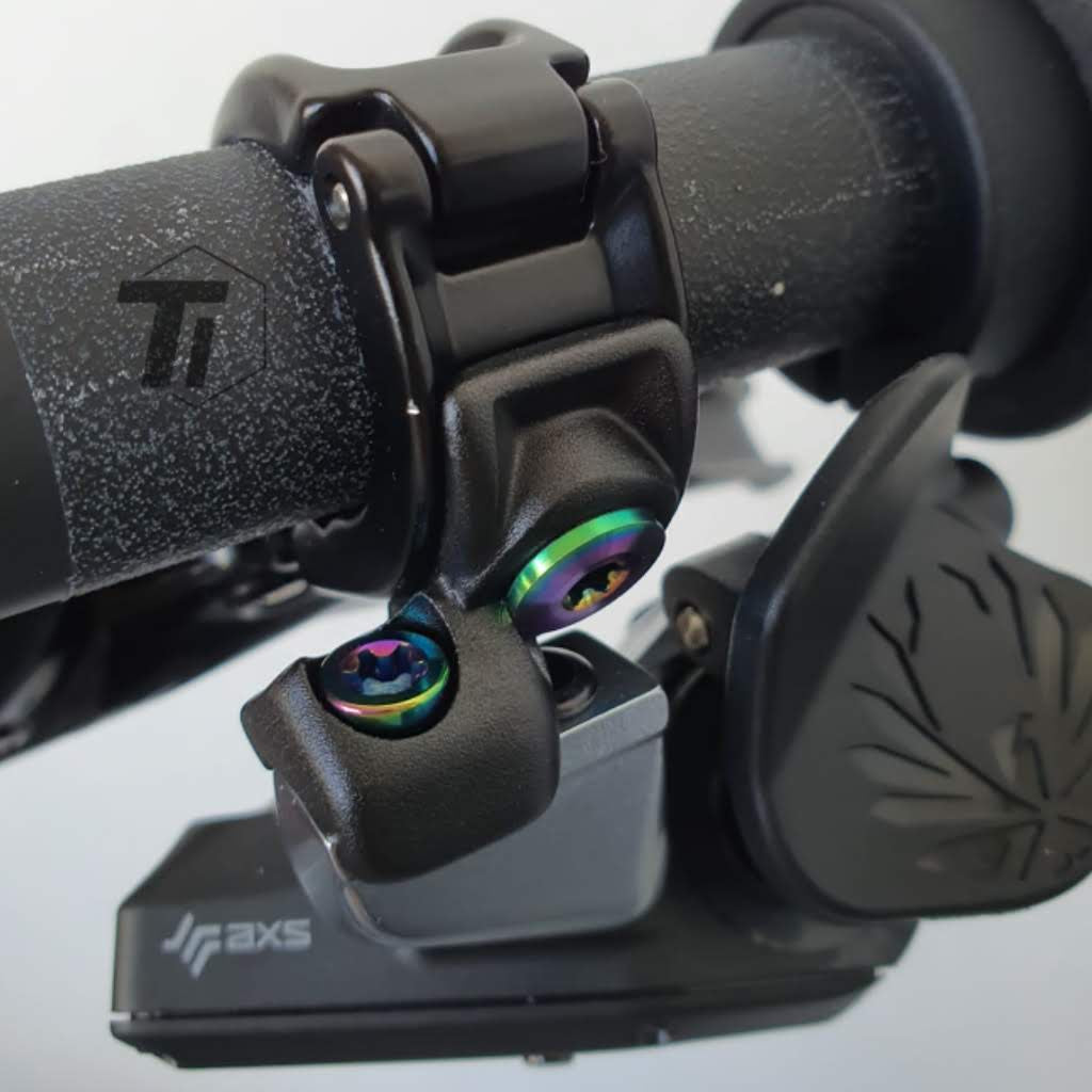 Ti-Parts Titanium Pinch Bolt SRAM MatchMaker X MMX X Clamp X Adaptér brzdové páky v kokpitu X0 XX XX1 Eagle eTap AXS DB5