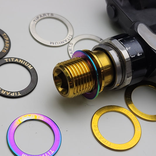 Titanium Pedal Washer | Adjust Q-Factor | Solve Protruding Axle Issue!