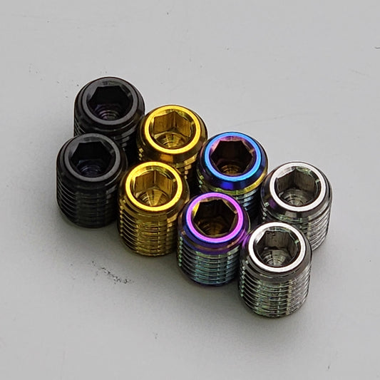 Titanium Scott Addict RC Σπείρωμα για Σέλα | Addict Gravel Solace Eride Gravel | M6 6mm 0.75mm λεπτό σπείρωμα | Βίδα Σιγκαπούρη