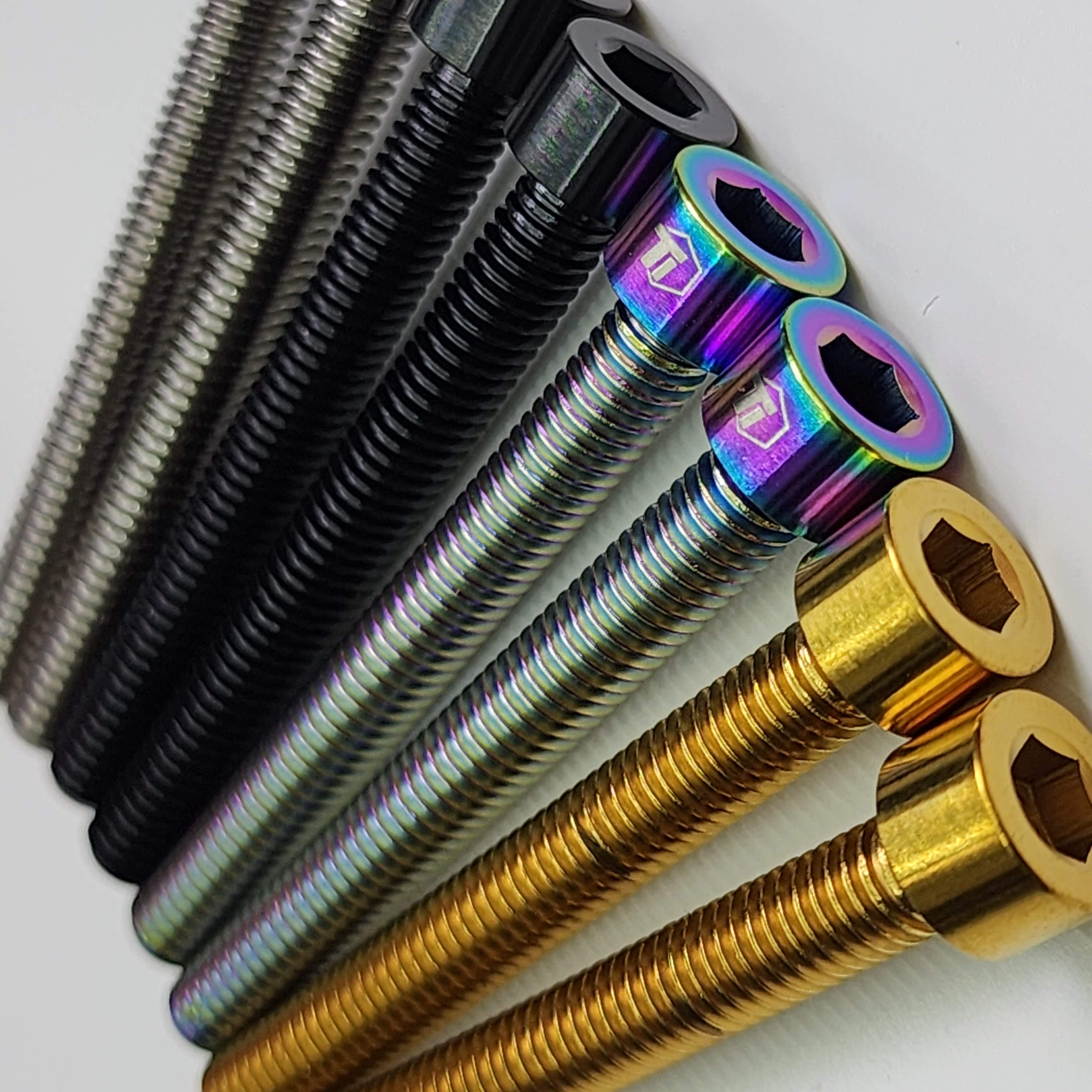 Bulloni Per Corone Bici NHQZ - 5 Set In Acciaio Per MTB E Bici Da Corsa, Filettatura M8 - Foto 7