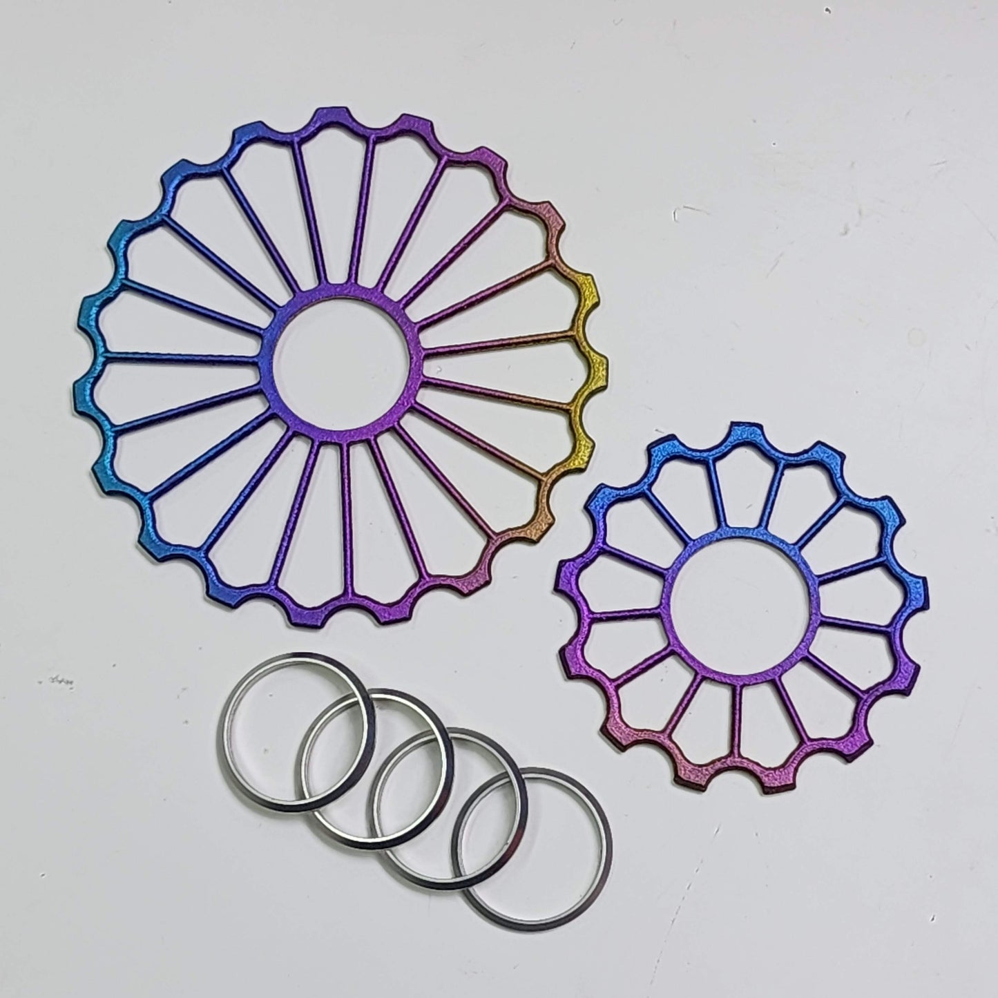 Vylepšení opěrného kola s nadměrně velkými kladkami (OSPW) | Titanové kolo vytištěné na 3D tiskárně | Shimano/SRAM/CeramicSpeed