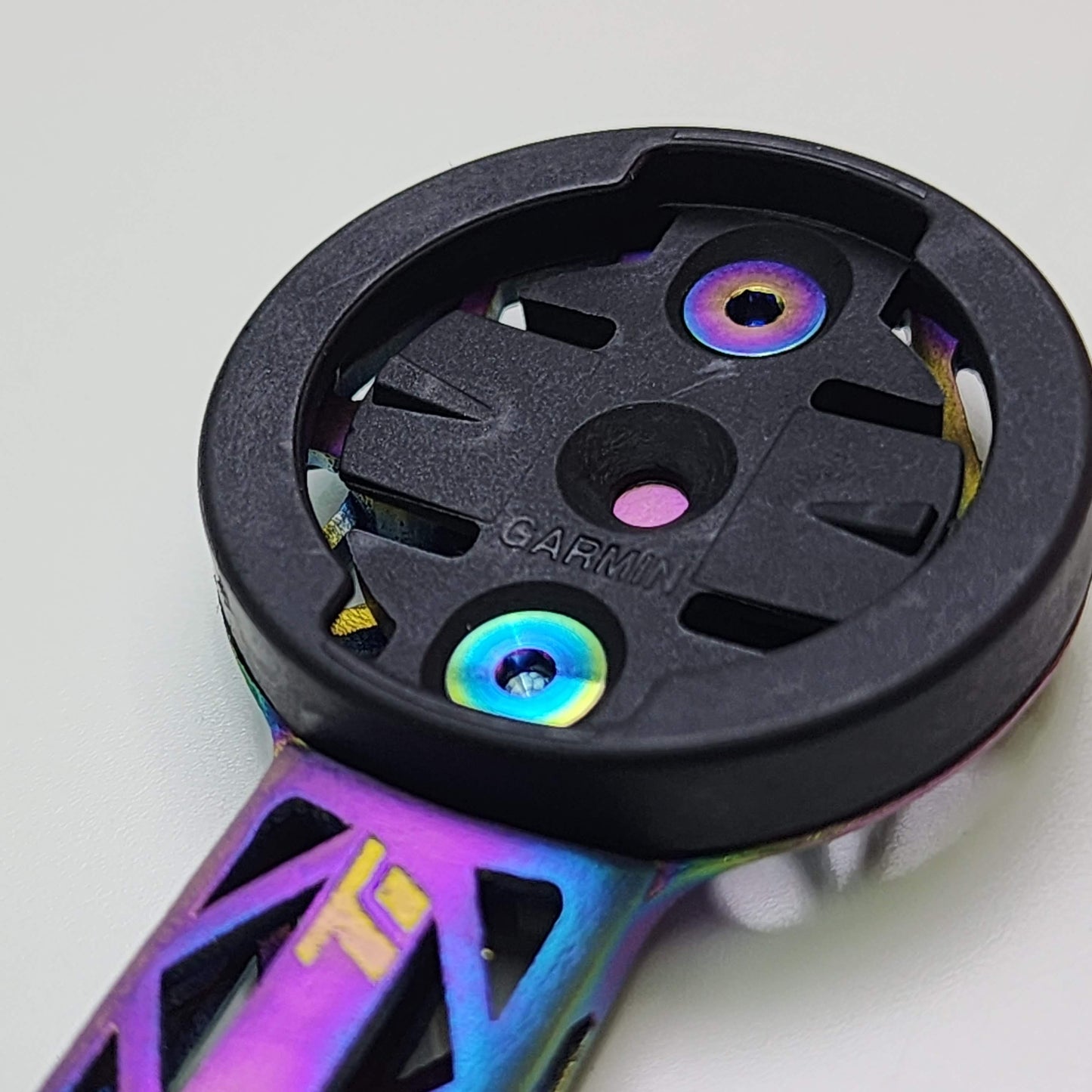 Darimo Nexum DRAG 3D Printed Titanium Computer Mount | Garmin Wahoo Bryton