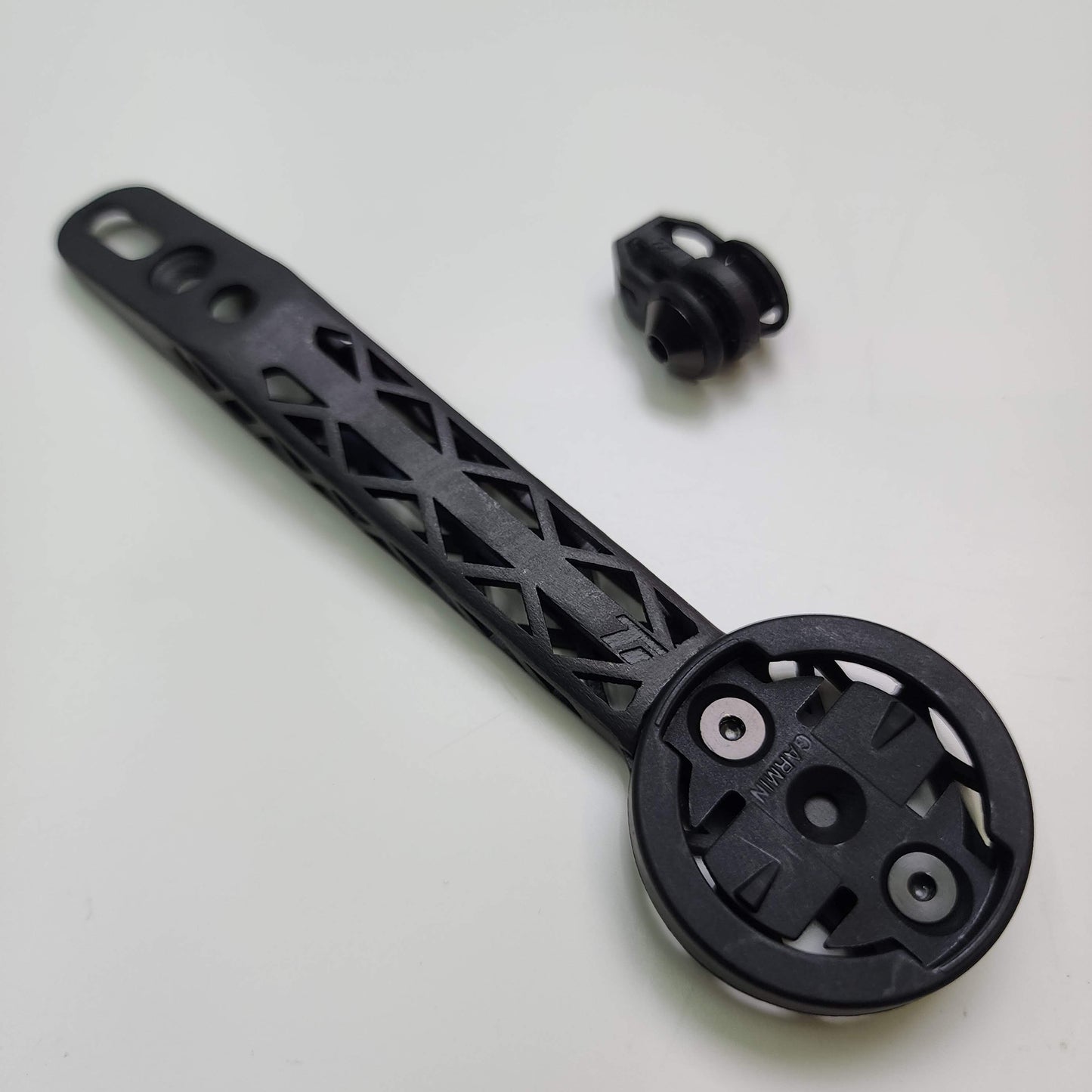 Darimo Nexum DRAG 3D Printed Titanium Computer Mount | Garmin Wahoo Bryton