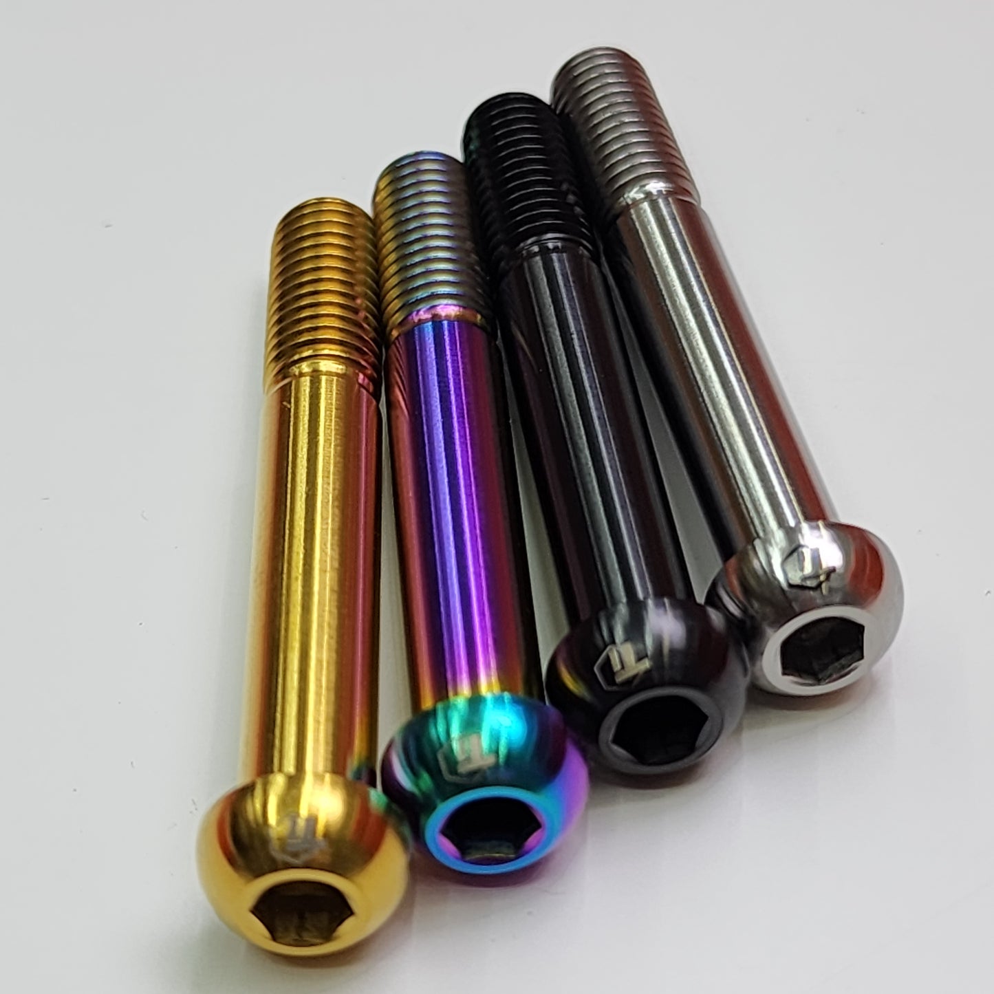 Baut Titanium untuk Brompton Pentaclip P-Line A-Line C-Line | Desain Berongga Sekrup Titanium Super Ringan Singapura