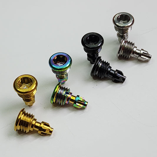 สกรูระบายอากาศไททาเนียม Magura EBT สำหรับอ่างเก็บน้ำ | MT MT2 MT4 MT5 MT5e MT7 MT8 ชิ้นส่วนไททาเนียม | ไททาเนียมเกรด 5 สิงคโปร์