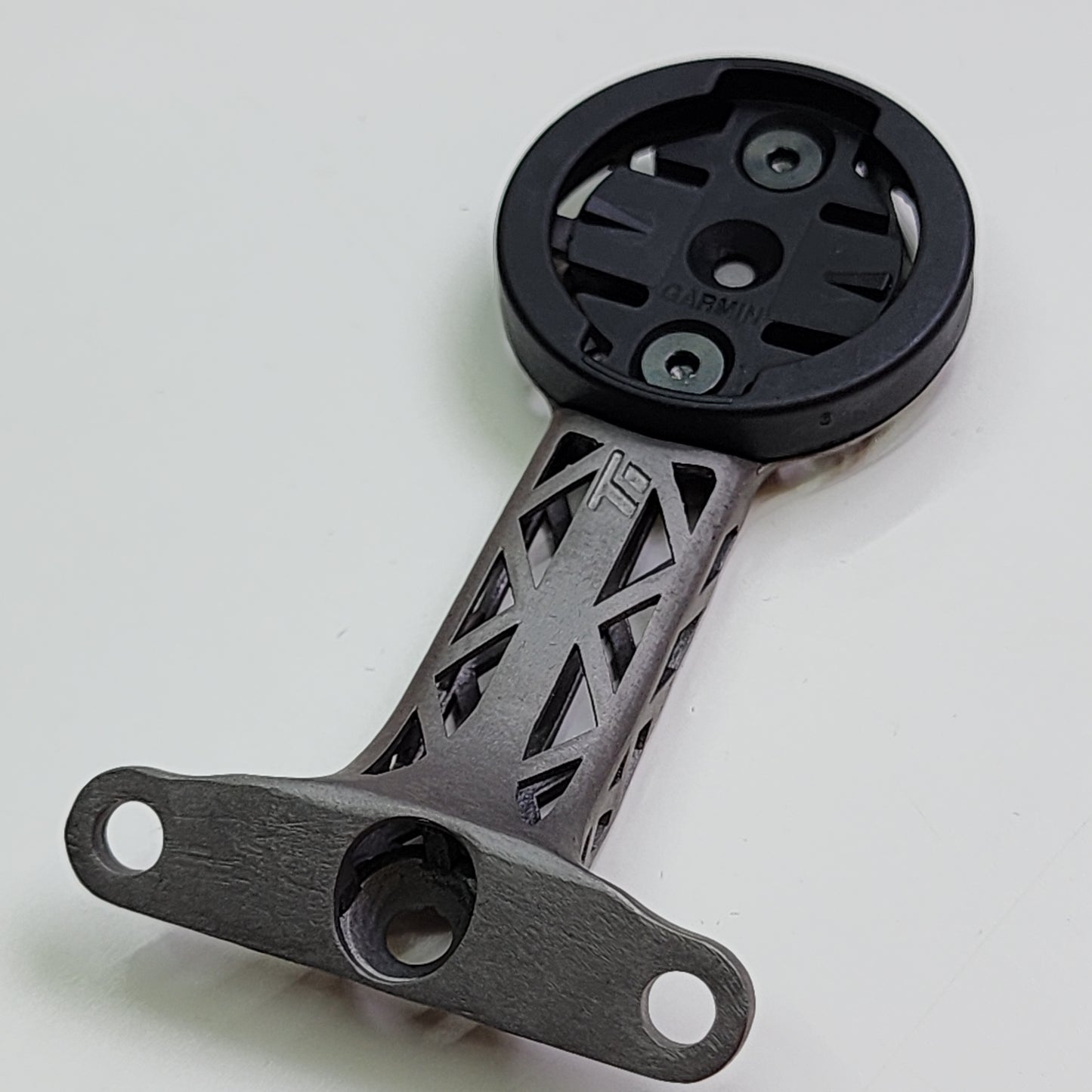 Supporto per computer con stampa 3D in titanio ENVE SES AR / Aero Pro 2025 con manubrio integrato | Garmin Wahoo Bryton