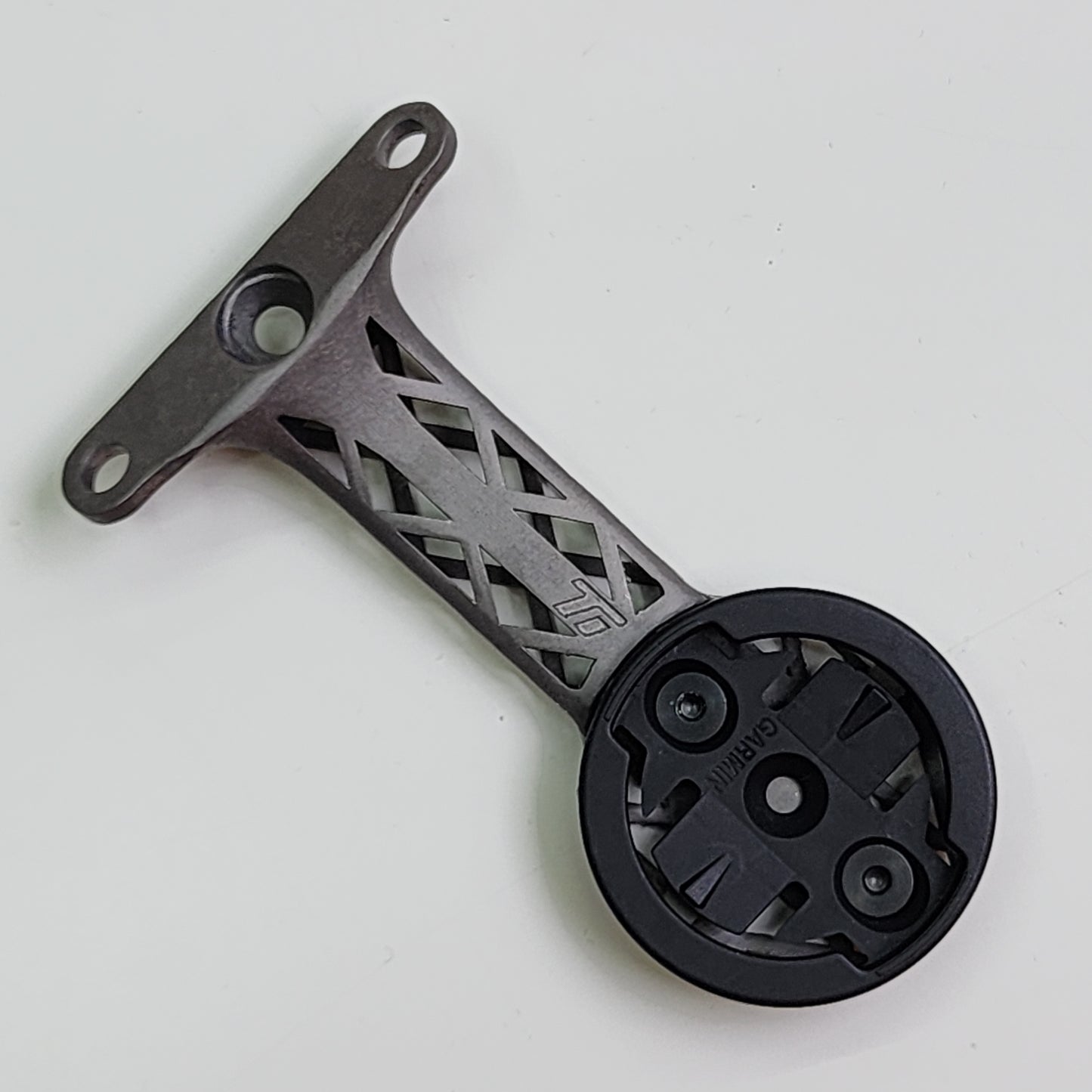 Supporto per computer con stampa 3D in titanio ENVE SES AR / Aero Pro 2025 con manubrio integrato | Garmin Wahoo Bryton