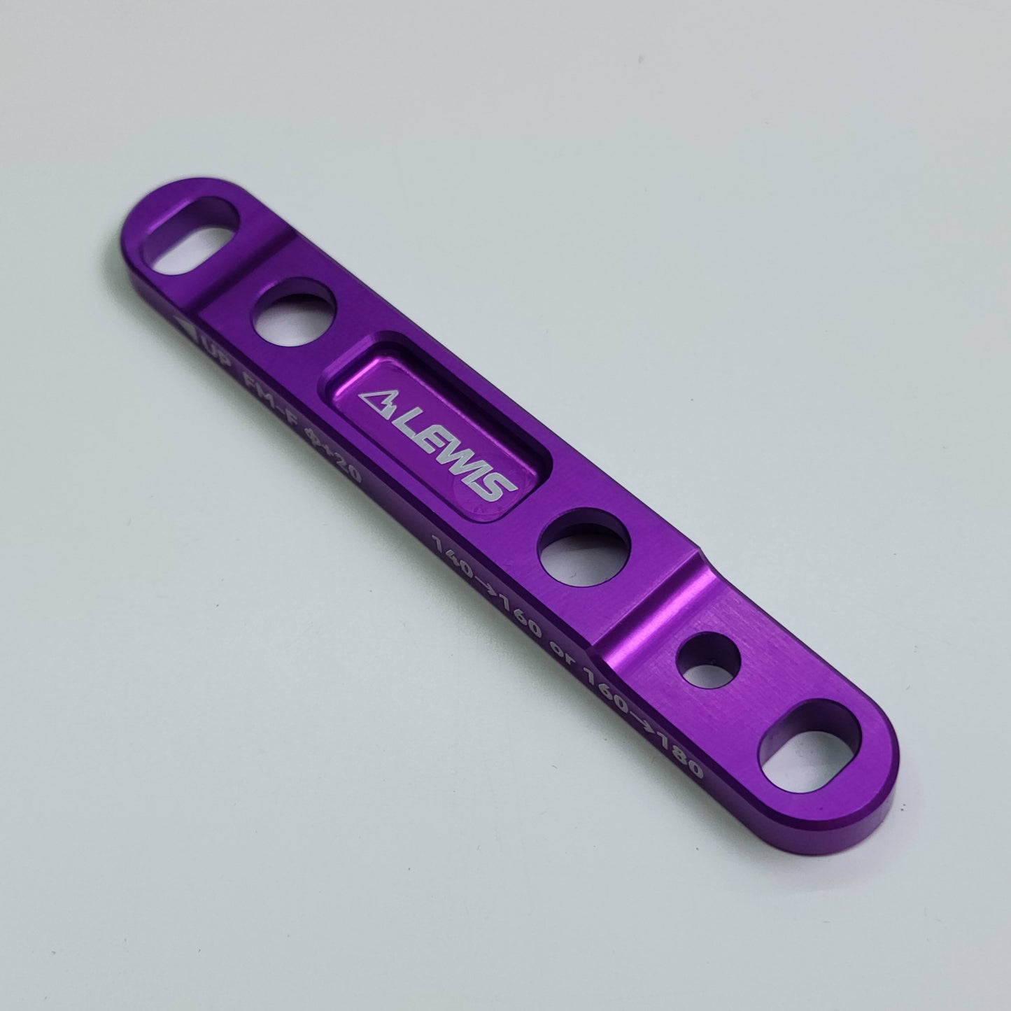 Lewis 平裝適配器前煞車 |適用於公路車碎石路的直接安裝 140mm 160mm 180mm 卡鉗轉接器