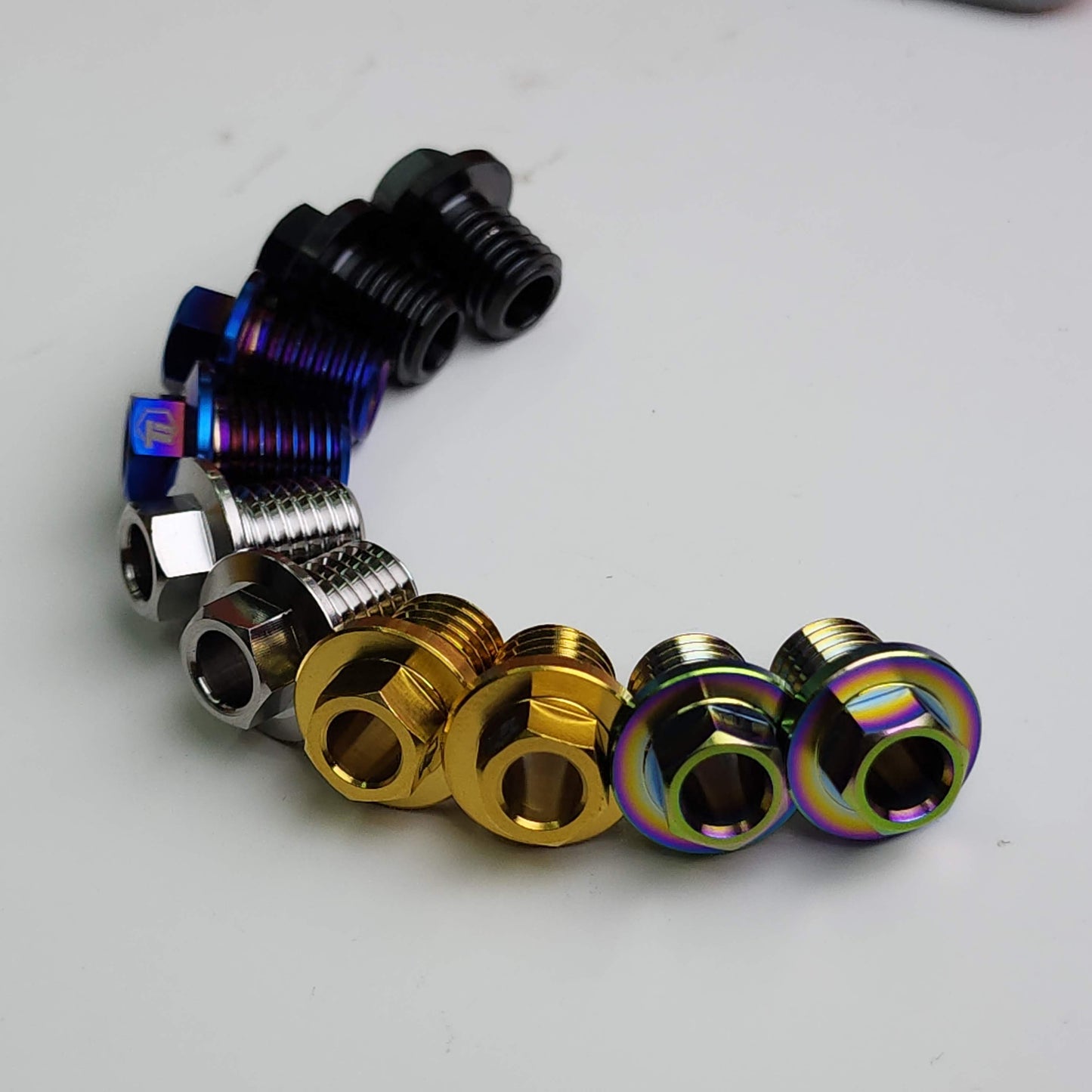 Ốc vít titan cho ống dây phanh đĩa đường trường Shimano | ốc siết ống | 9270 9170 8170 8070 7170 7020 thủy lực