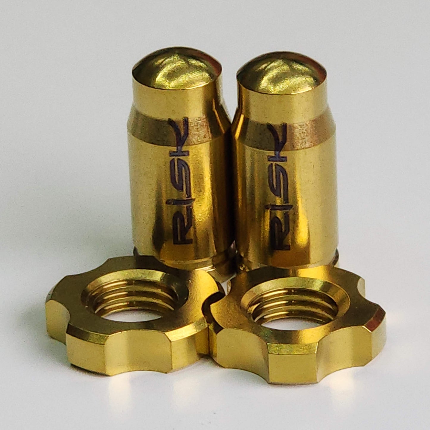 Titanium Valve Cap Presta Schrader for Brompton T-Line Pikes Aceoffix Royale Camp Birdy Volck Z1 Electric Scooter