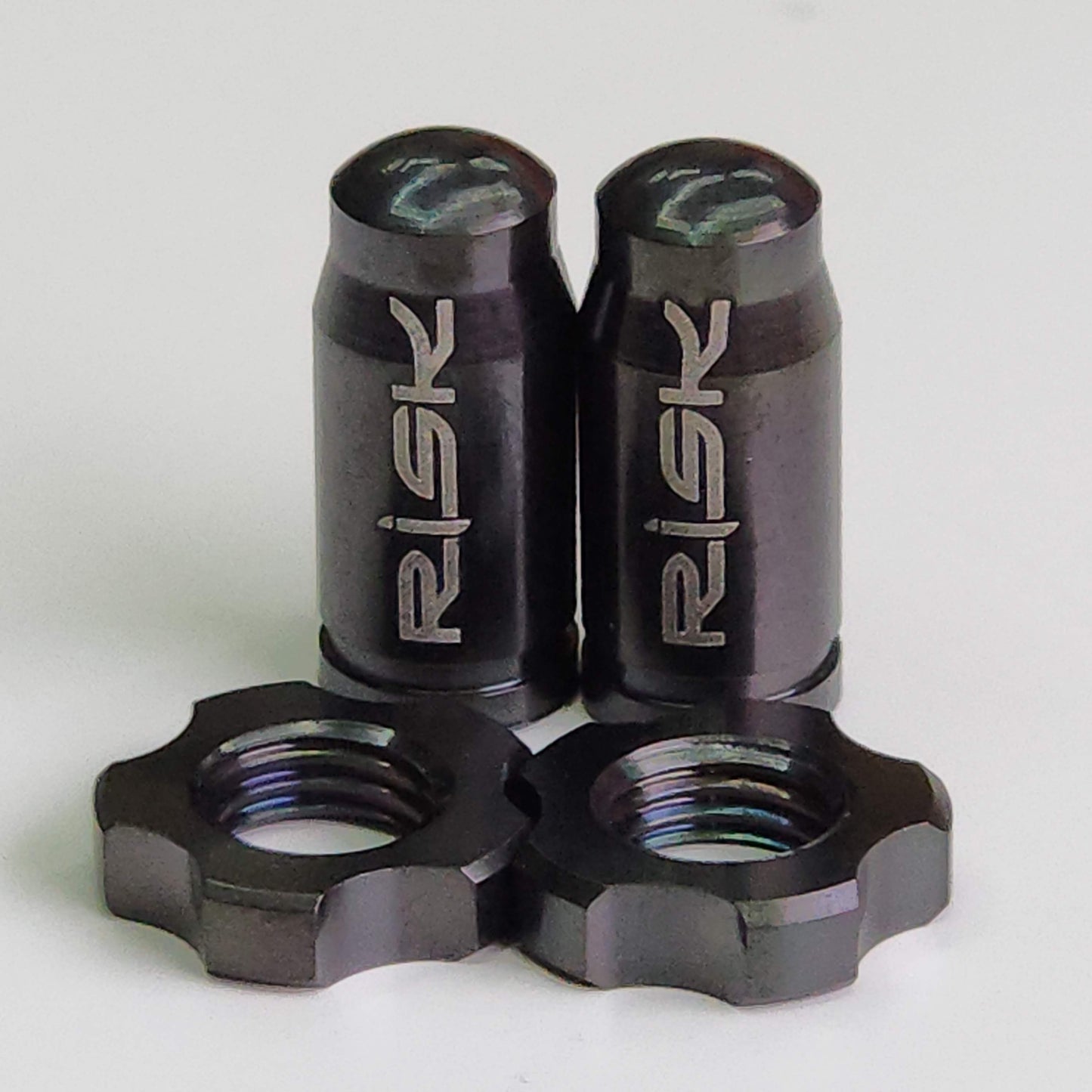 Titanium Valve Cap Presta Schrader for Brompton T-Line Pikes Aceoffix Royale Camp Birdy Volck Z1 Electric Scooter