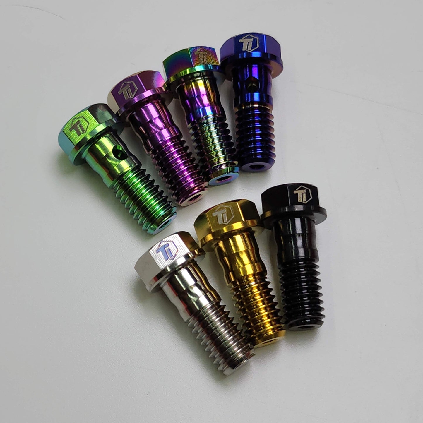 Kit de mise à niveau en titane pour freins Hope Tech V4 / Race | Kit de mise à niveau GR4 pour freins Hope Tech VTT Enduro DH | Vis en titane grade 5