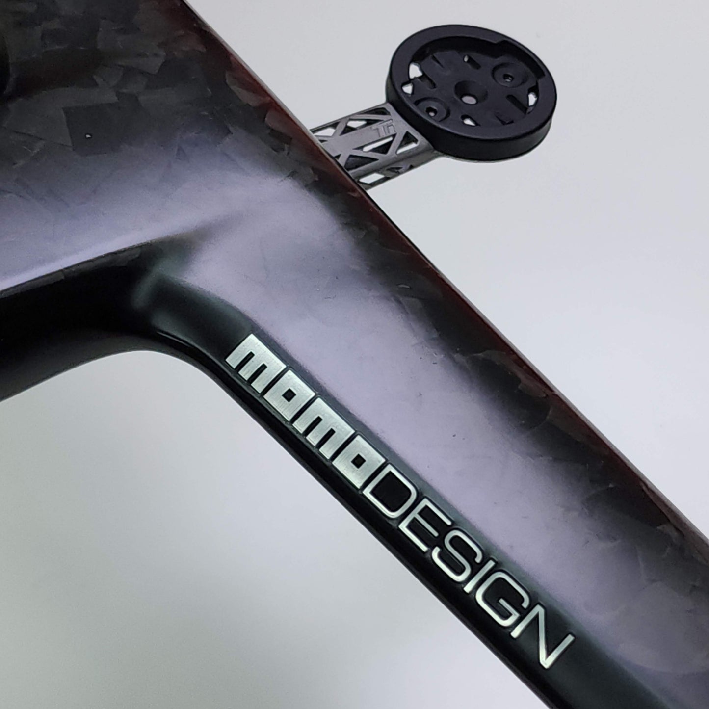 Dudukan Komputer Cetak 3D Titanium Cannondale MOMO Design | Garmin Wahoo Bryton