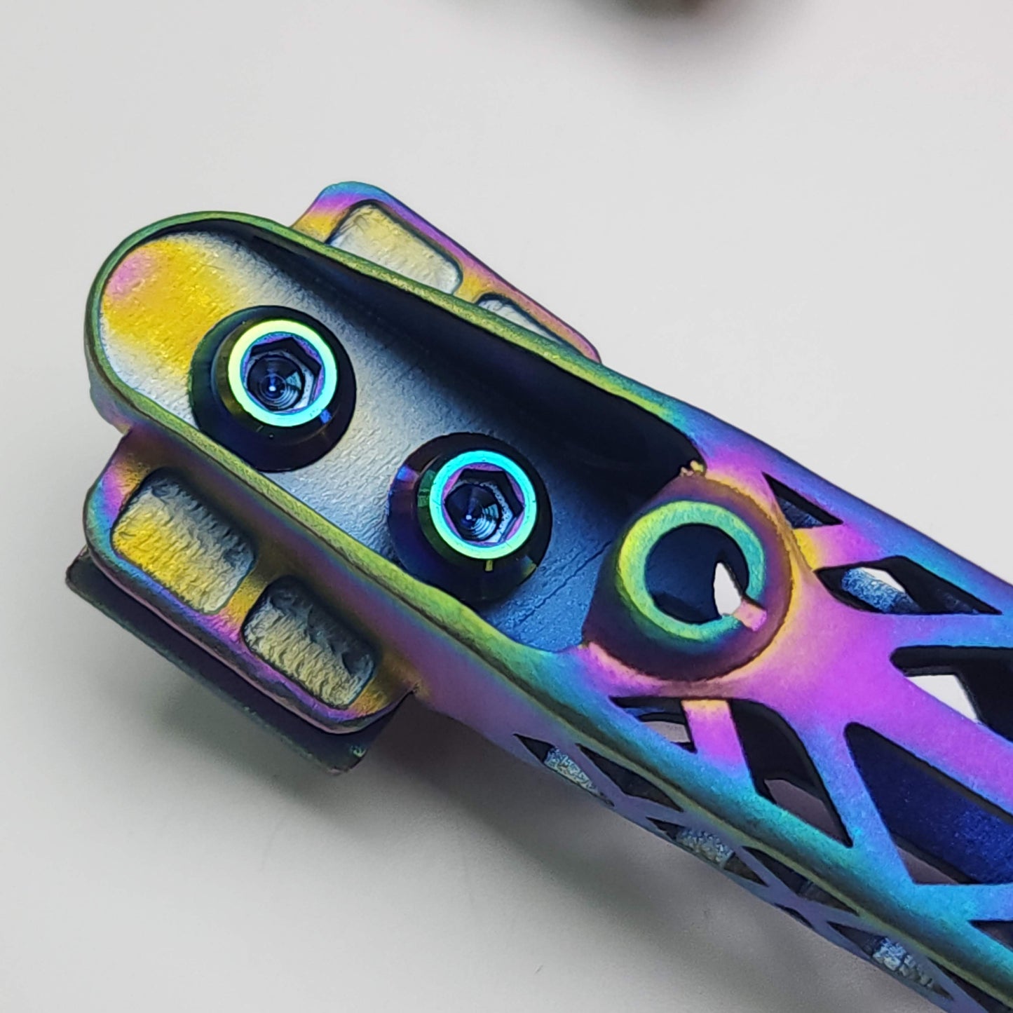 Supporto per computer con stampa 3D in titanio ENVE SES AR / Aero Pro 2025 con manubrio integrato | Garmin Wahoo Bryton