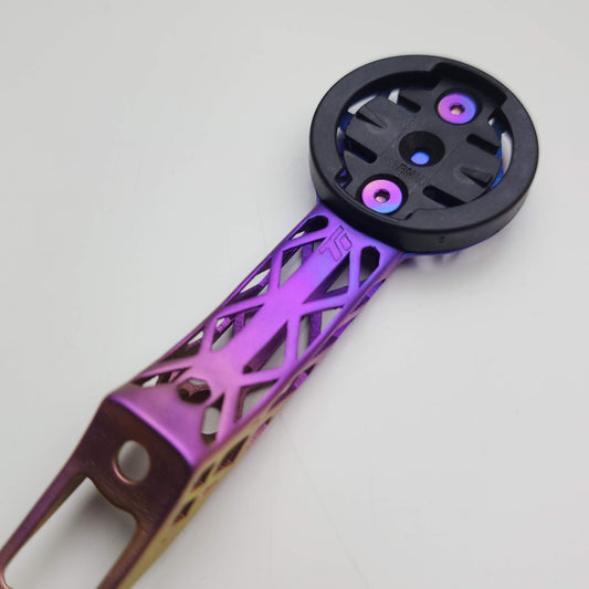 THM Frontale ICR / Aero Titanium 3D Print Computer Mount | Garmin Wahoo Bryton | Team Series
