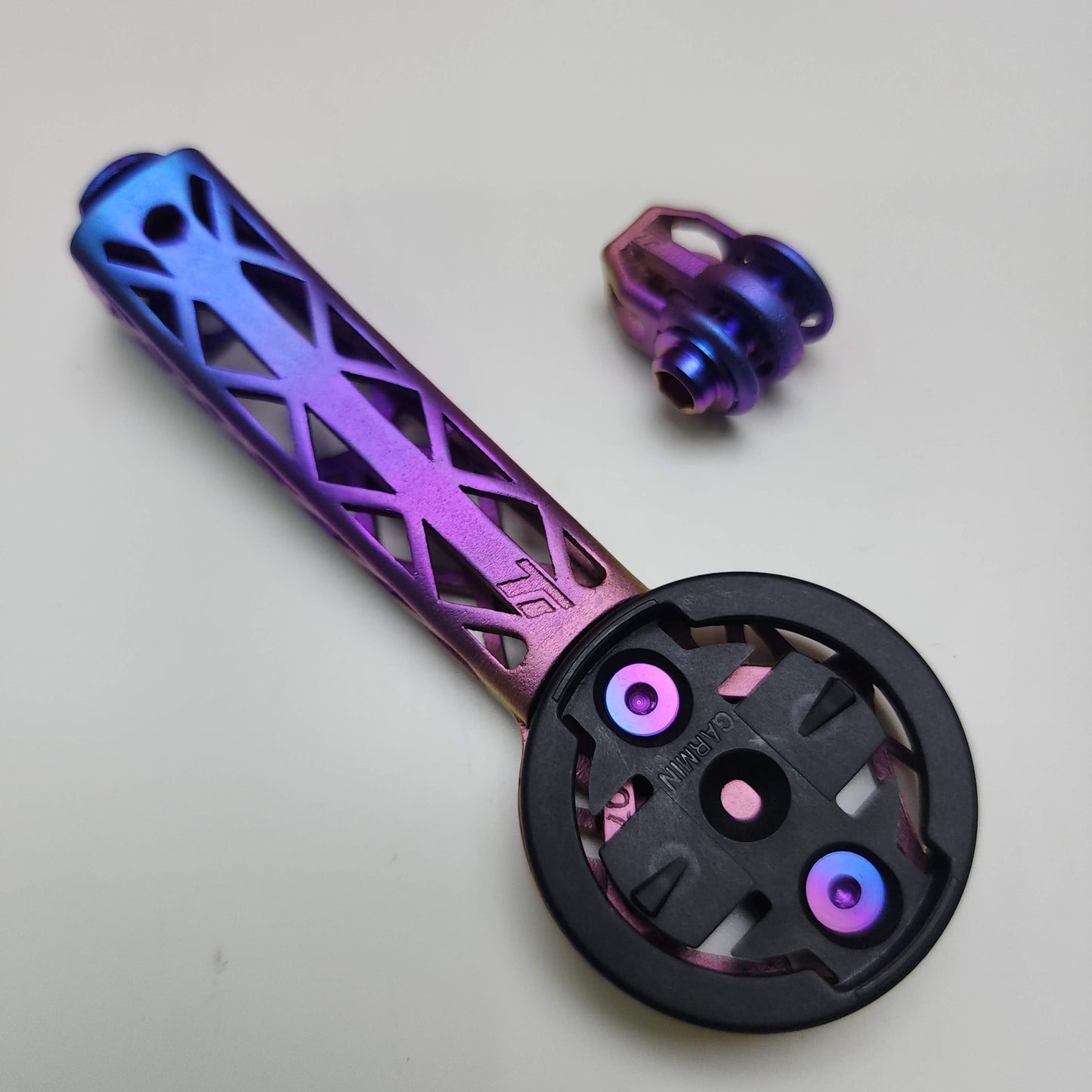 Специальное крепление для компьютера Future Stem Titanium, напечатанное на 3D-принтере | Garmin Wahoo Bryton