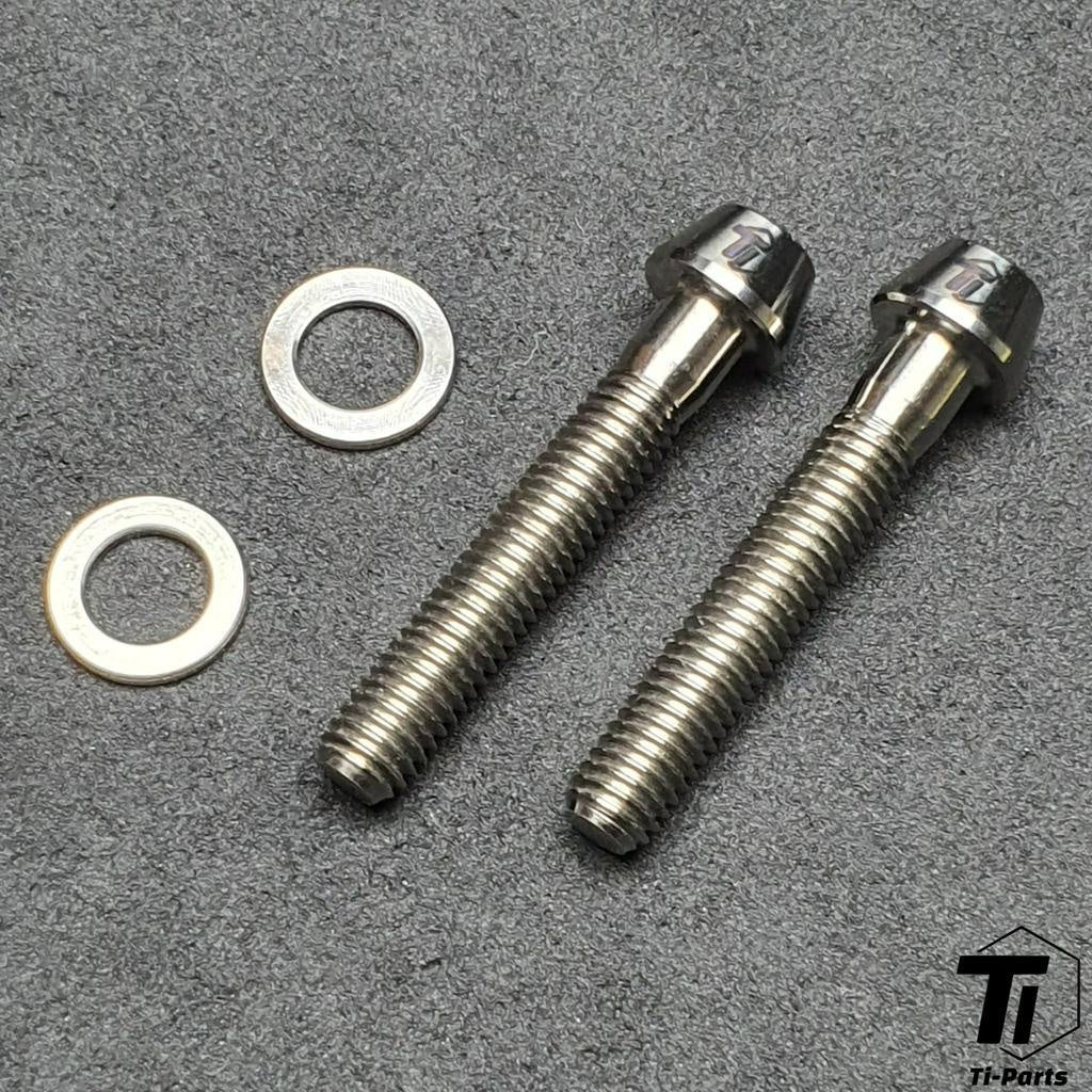 Titanový dlouhý šroub pro představec hlavní jednotky | Garmin Wahoo Meter Mount Dlouhý šroub | Titanový šroub třídy 5 Singapur