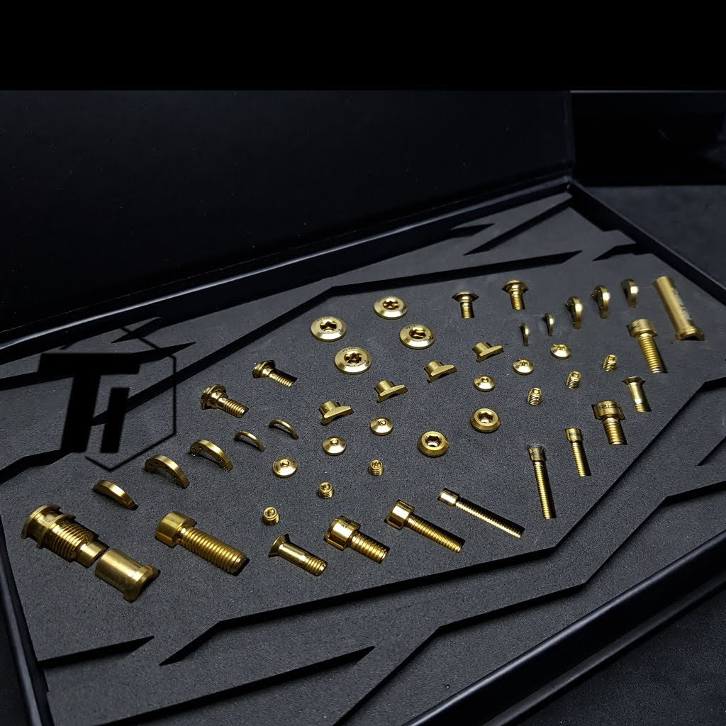 Sada pro upgrade titanových šroubů Shimano Dura-Ace/Ultegra/105 R9100, R8000, R7000