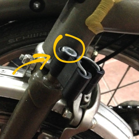 適用於 Brompton 車把捕手器的鈦螺栓 |支架轉接器調整組件支架夾端2017 b75 Aceoffix