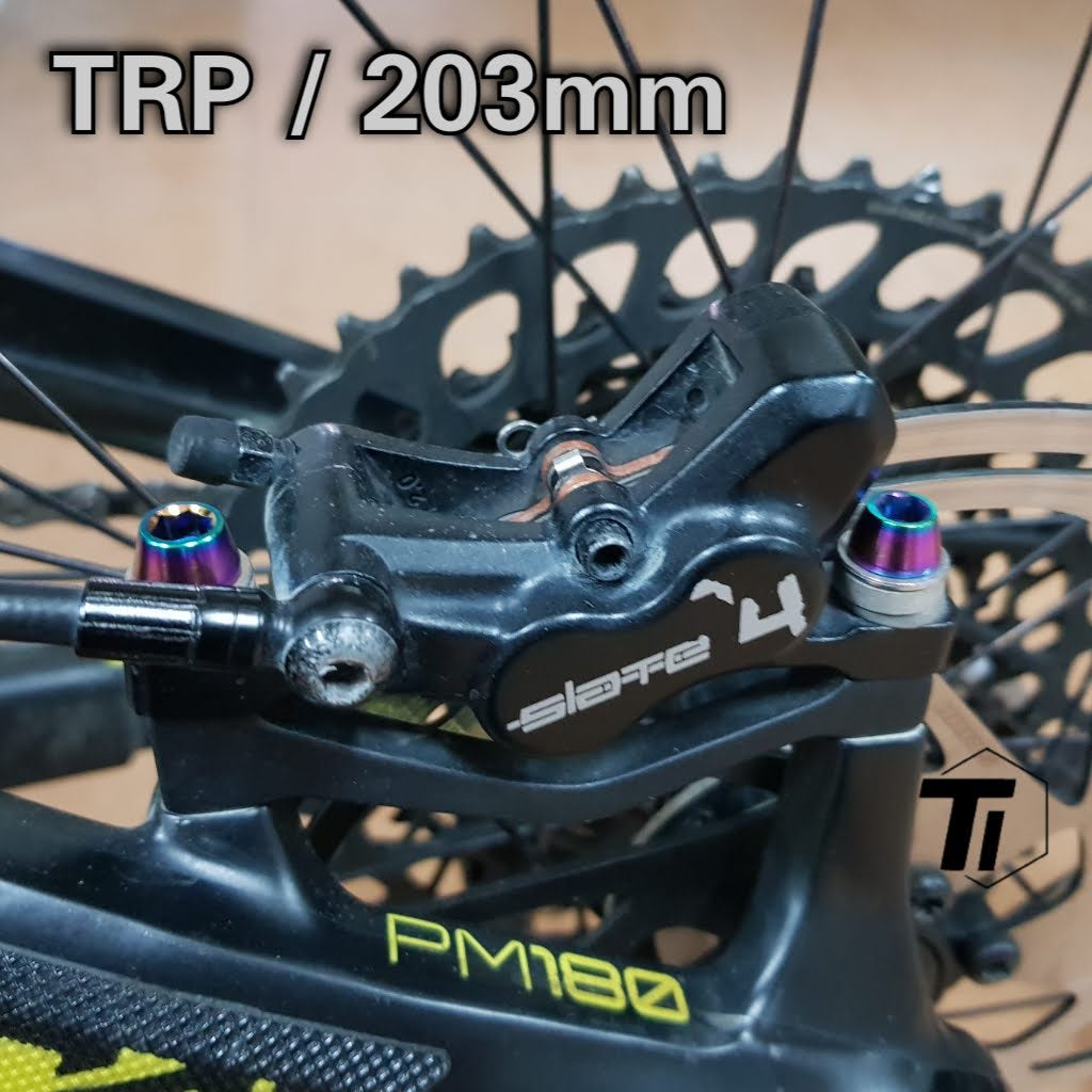 Titanový šroub pro objímku brzdové páky TRP | DH-R EVO Q2.3 SE Trail EVO QUADIEM G Spec | TRP brzda MTB | Titanový šroub