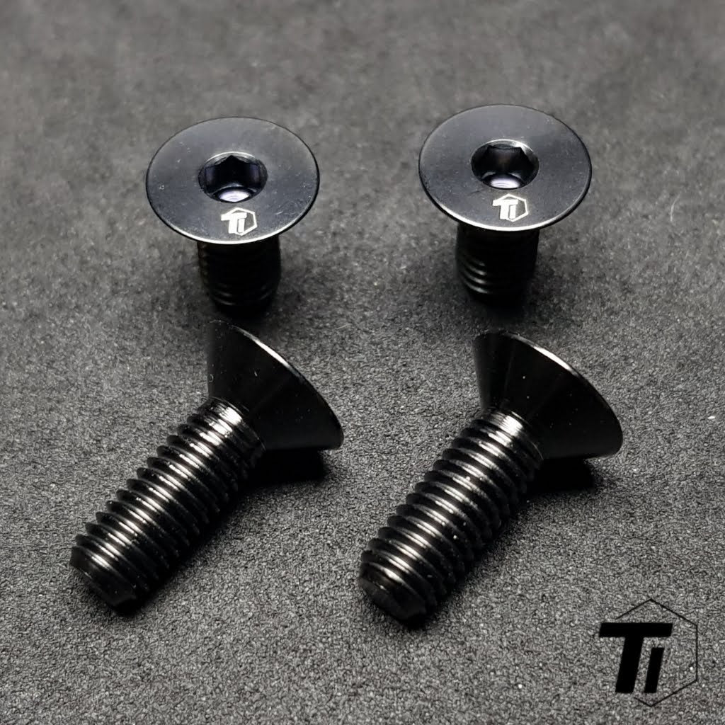 Parafuso de titânio para bloco de suporte frontal Brompton | 3Sixty Pikes Camp Royale Suporte frontal para quadro adaptador braçadeira bolsa de suporte h&h