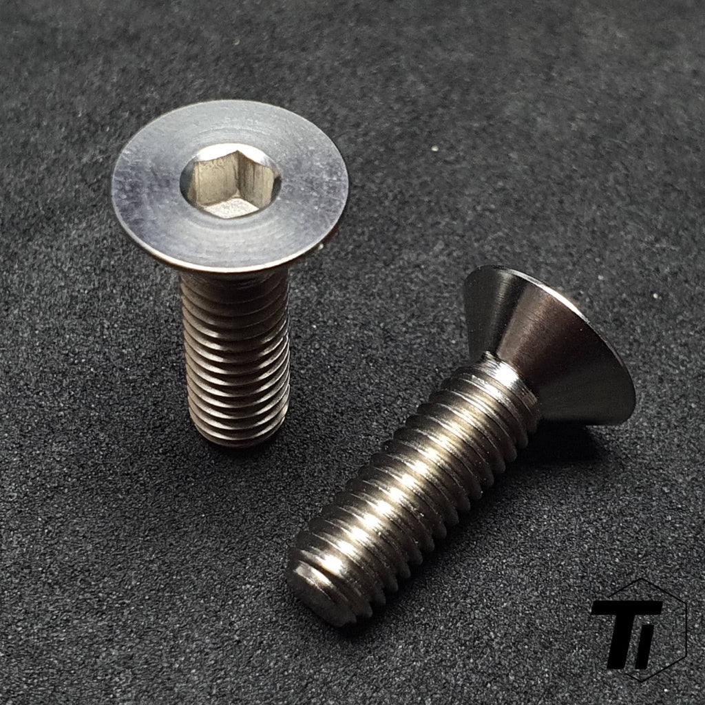 Parafuso de titânio para dobradiça traseira Brompton Triangle | Pivot Joint A-Line C-Line P-Line T-Line 3Sixty Pikes Aceoffix B75 H&H