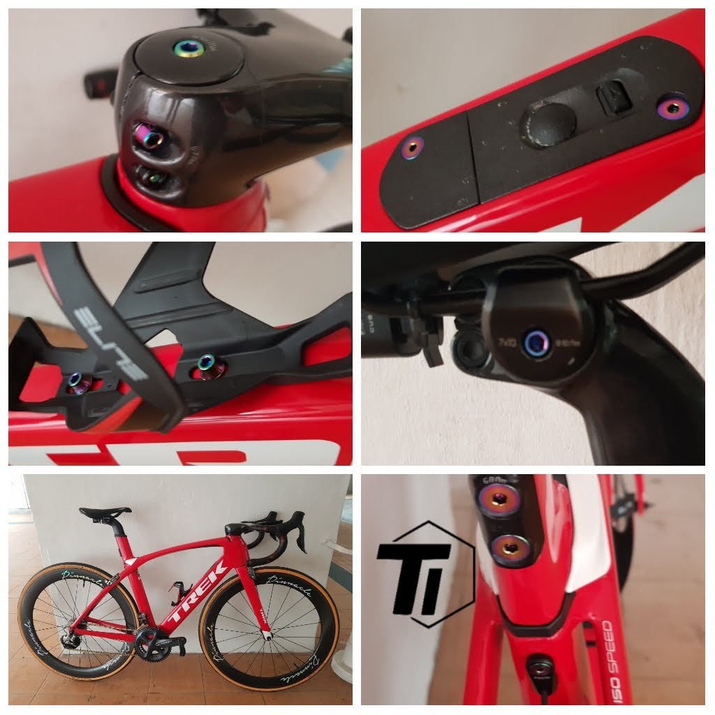 trek madone 9 sattelstütze Trek Madone 9 SL/SLR 2016-2021 Titanium Bolt Upgrade