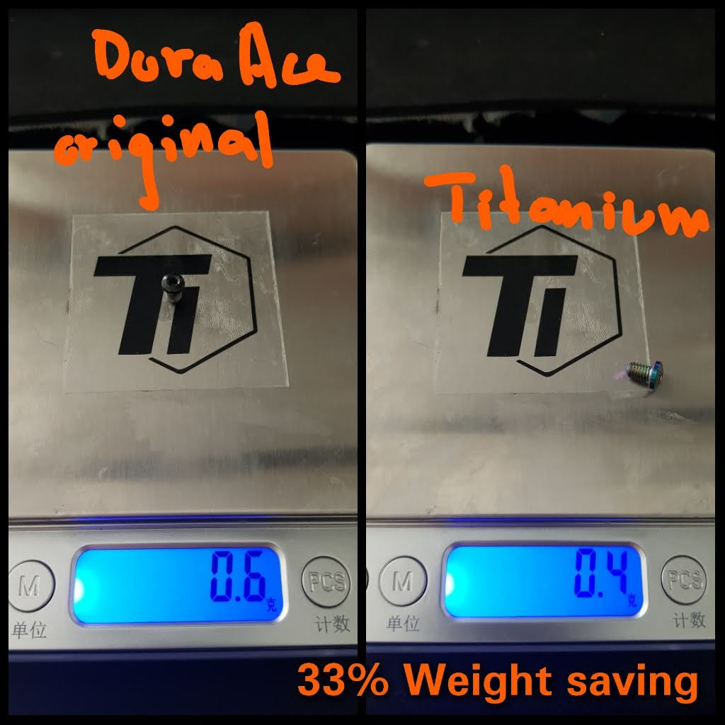 Retentor de pastilha de freio de titânio para freio de aro Dura Ace Ultegra Sram Shimano red force rival 9000 r7000 r8000 9070 9150 9170