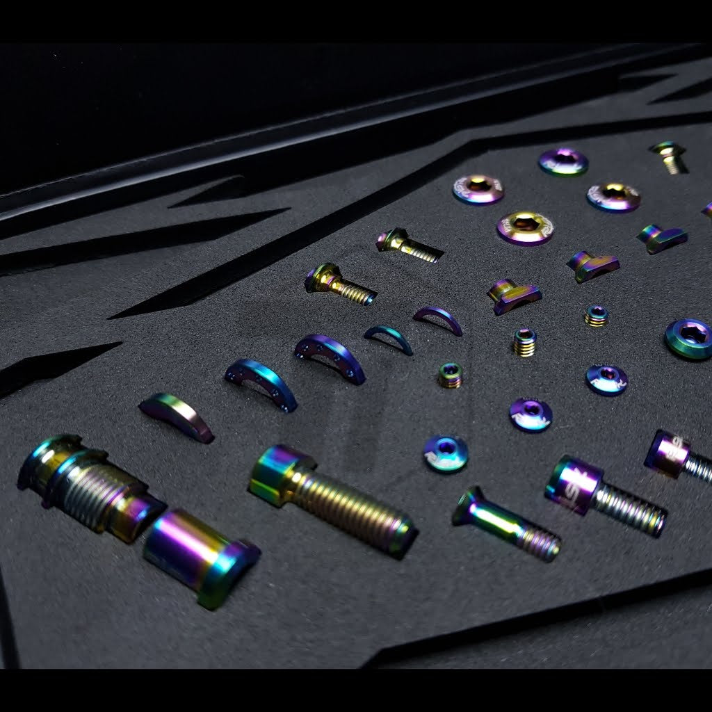 Sada pro upgrade titanových šroubů Shimano Dura-Ace/Ultegra/105 R9100, R8000, R7000