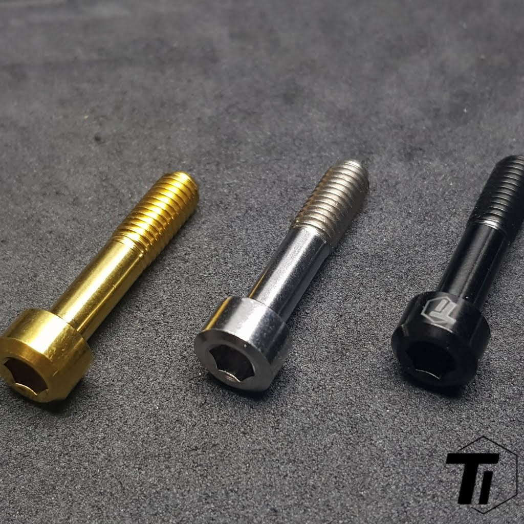 Titanový šroub pro objímku brzdové páky TRP | DH-R EVO Q2.3 SE Trail EVO QUADIEM G Spec | TRP brzda MTB | Titanový šroub