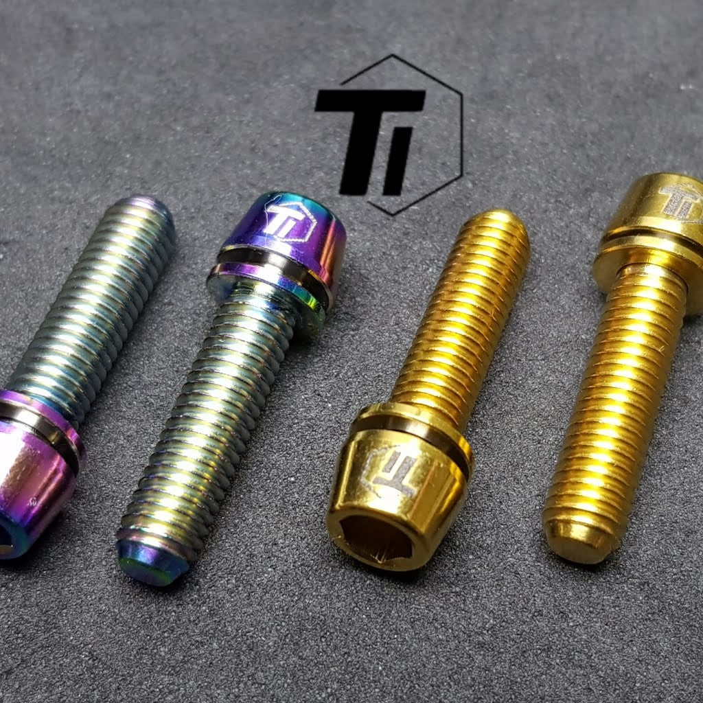 Titanium Bolt LitePro Super Hollow Tech Crankset | LitePro Super Light Weight Crank Arm Smoothly Cycling Chainring