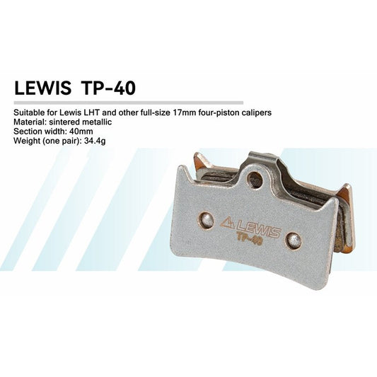 Kampas Rem Lewis Metal Resin Sintered Hybrid | TP40 LP40 LP-63 EP63 EP37 EP44 TP37 LP37