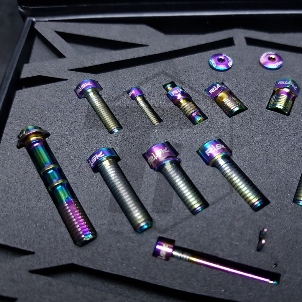 Titanium Deore SLX XT XTR šroub brzdového třmenu Upgrade kit M7000 M8000 M9000 M7100 M8100 M9100 Giant Trek Specialized