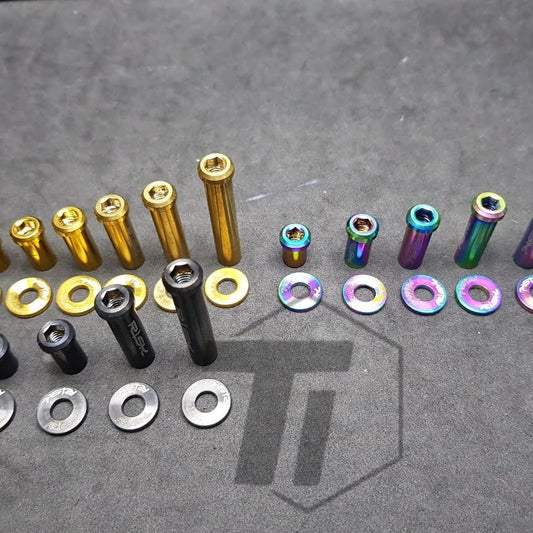 Titanium Shimano Caliper Pivot Bolt Rim Brake Dura ace ultegra 105 9000 r8000 r8050 9100 SRAM red force rival Ti-Parts