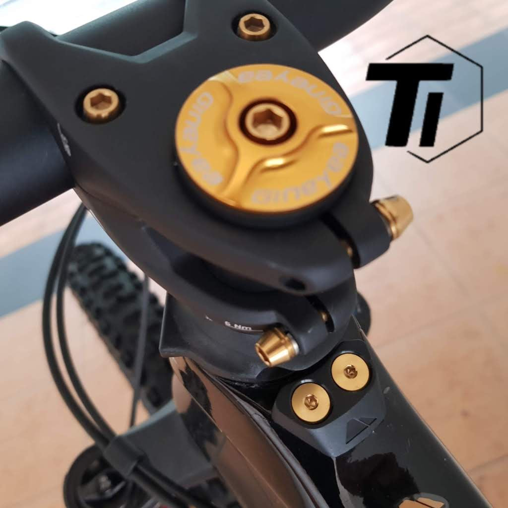 Ti-Parts Titanium Upgrade Solution Canyon Spectral LTD Sram G2 Sram Eagle GX AXS | Titanový šroub třídy 5 MTB Singapur