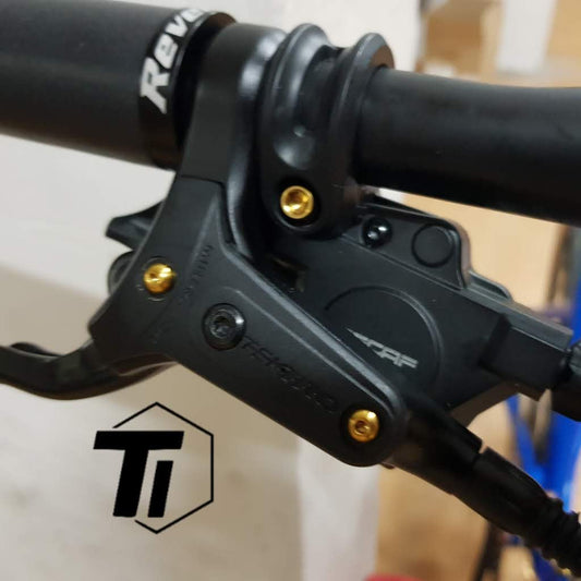 ชุดอัพเกรดสลักเกลียวเบรกไฮดรอลิก Titanium Tektro - Auriga Titanium Screw Bicycle MTB Grade 5 Singapore