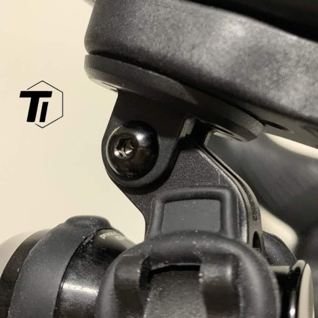 Titanový šroub pro přední světlo GoPro kamery | Držák Garmin Wahoo Hammerhead Quadlock Brompton Moon Pikes Aceoffix