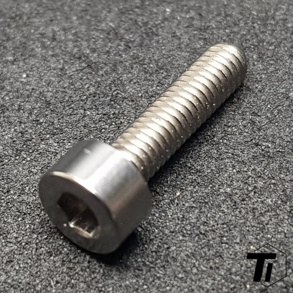 Titanbult för Fox gaffel Kabelguide | Fox 32 Fox 34 Fox 36 Fox 40 Mountain Bike Suspension Gaffel Kabelhållare