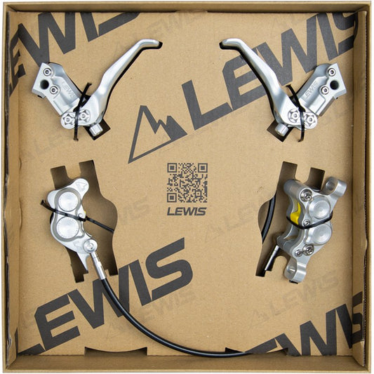 Rem Lewis LV4 Quad 4 Pistons untuk Enduro Downhill & Trail Silinder Radial | Desain Super Ringan MTB | Gratis Ongkos Kirim ke Seluruh Dunia