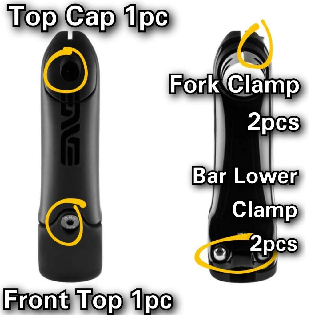 Titanový šroub pro představec Enve Aero Road | Hmotnost šroubu krytky představce SES řídítka pro montáž na počítač