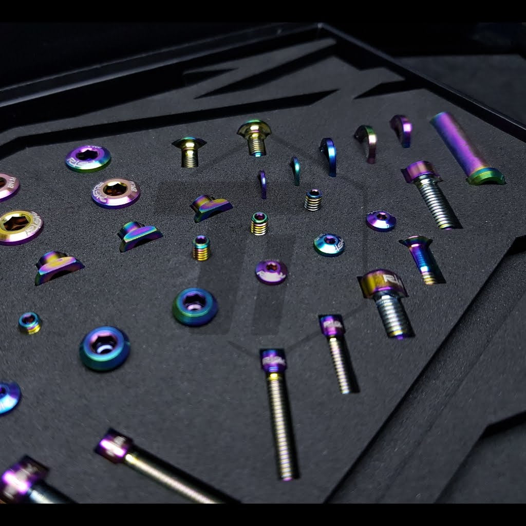 Sada pro upgrade titanových šroubů Shimano Dura-Ace/Ultegra/105 R9100, R8000, R7000