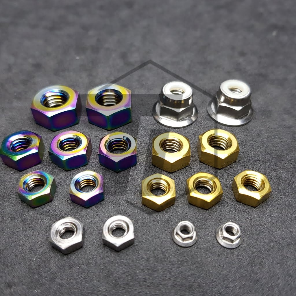 Titanium Nut M3 M4 M5 M6 M8 M10 | Grade 5