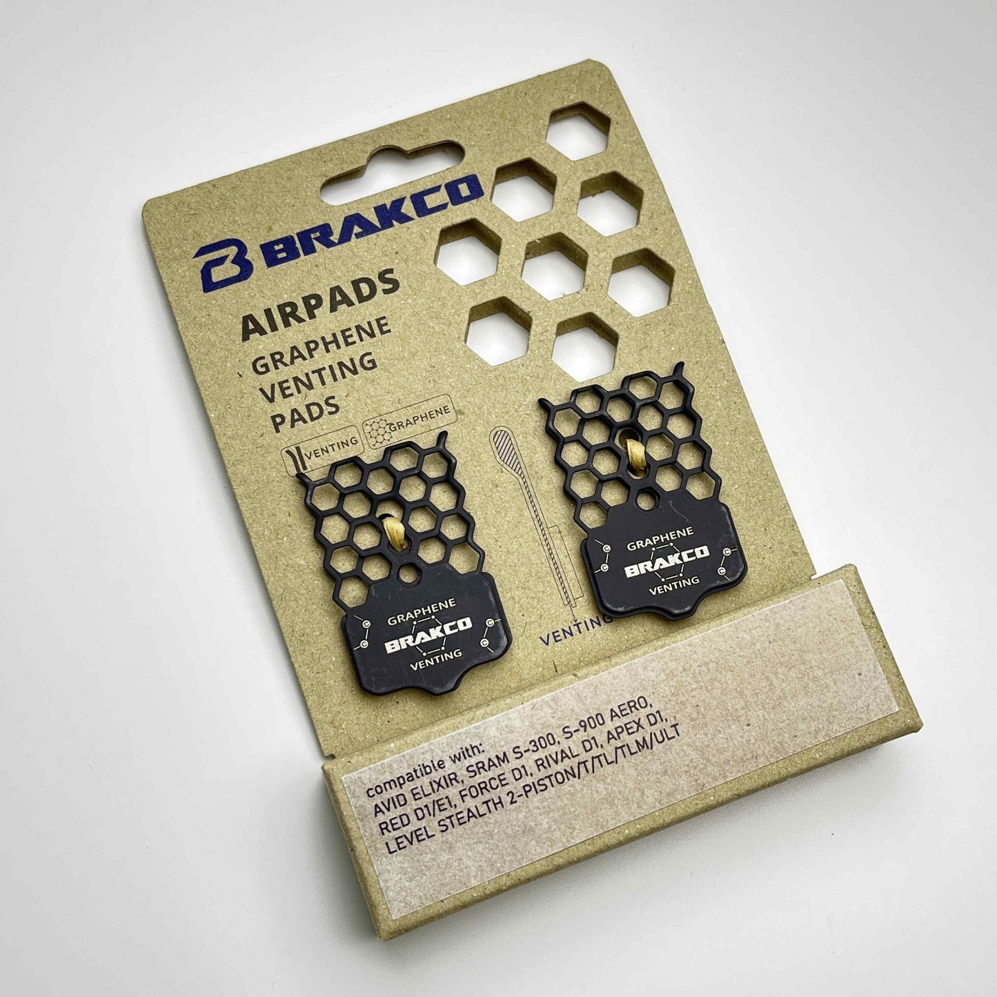 Brakco Airpads Graphene Venting Disc Brake Pads | SRAM/AVID 2