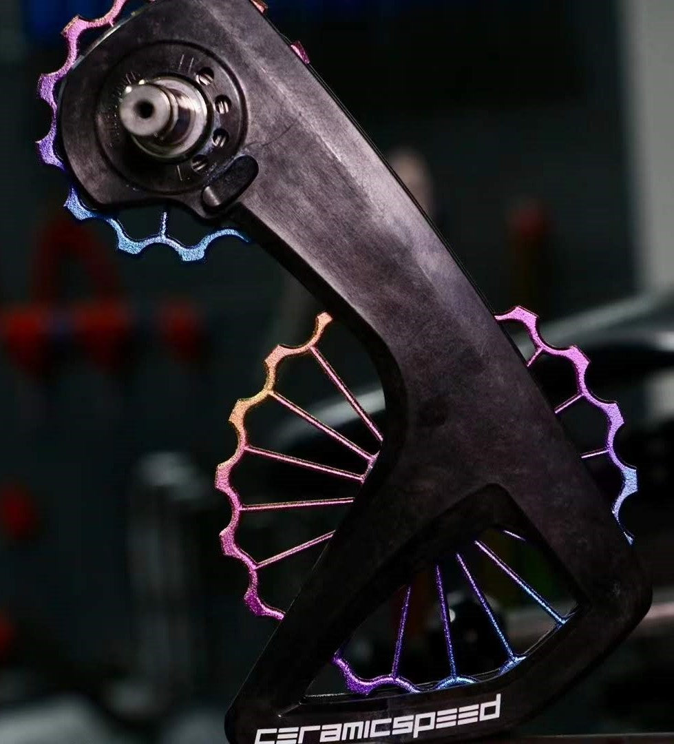 Vylepšení opěrného kola s nadměrně velkými kladkami (OSPW) | Titanové kolo vytištěné na 3D tiskárně | Shimano/SRAM/CeramicSpeed